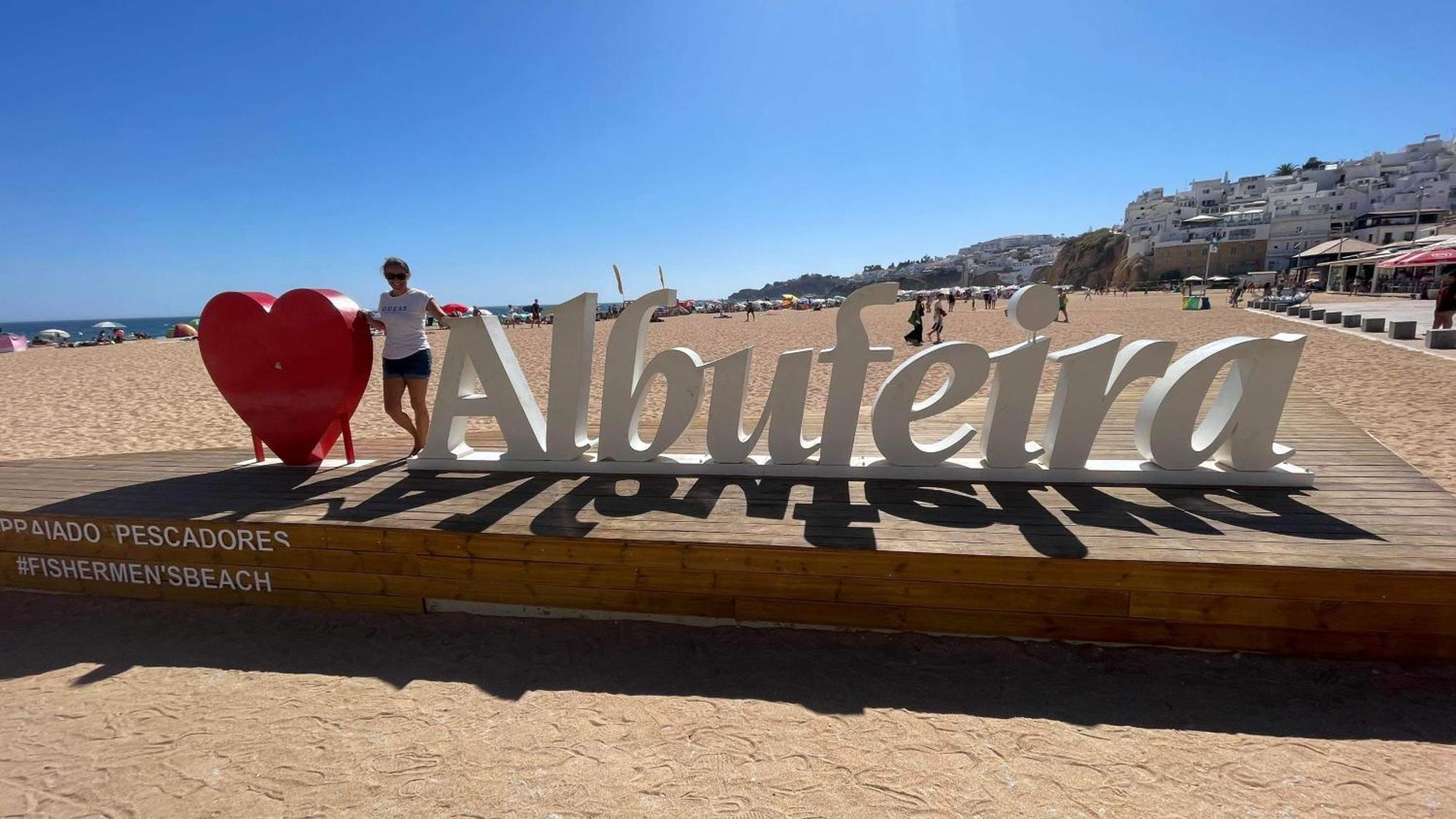 Charmant Appartement A 1Km De La Plage, Avec Piscine A Albufeira Esterno foto
